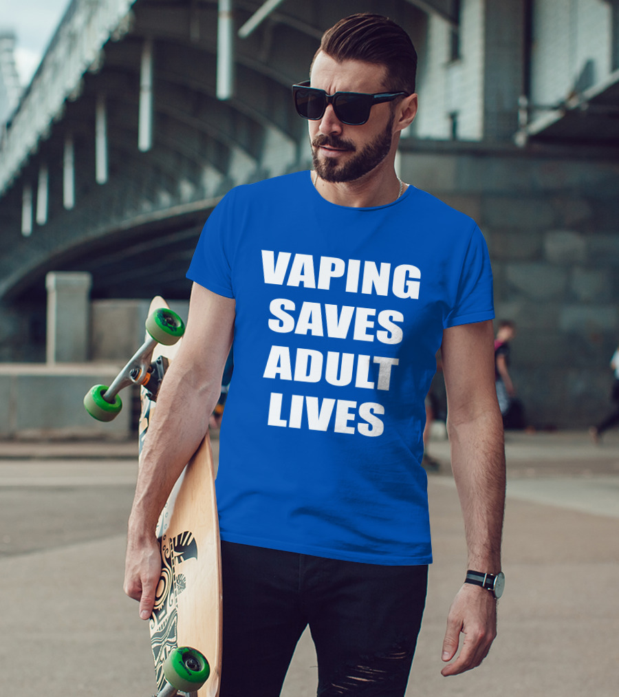 Vaping Saves Adult Lives Amanda Wheeler Advocacy Support White T-Shirt