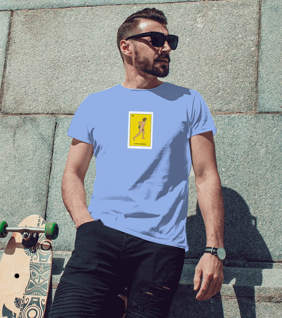 Danny Duncan Merch El Pinche Gringo 69 Running Man Card T-Shirt