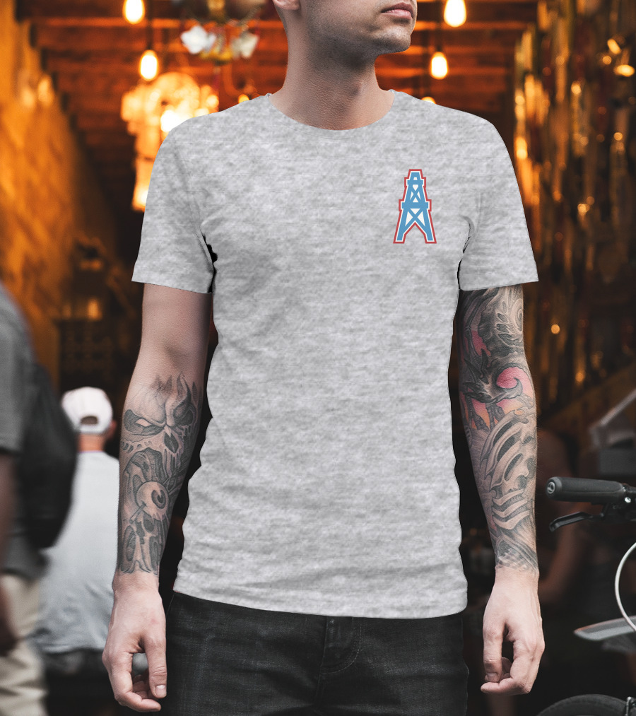 Ryan Tannehill Houston Oilers Tower T-Shirt