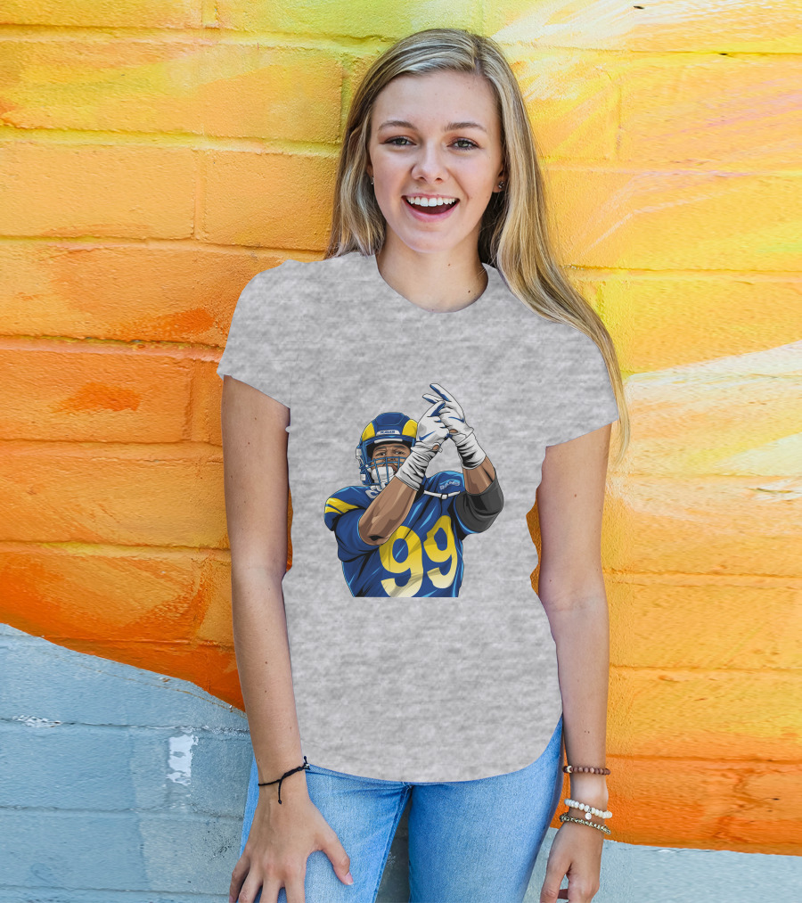Aaron Donald 99 Rams House Jobsfinished20 Football Player T-Shirt