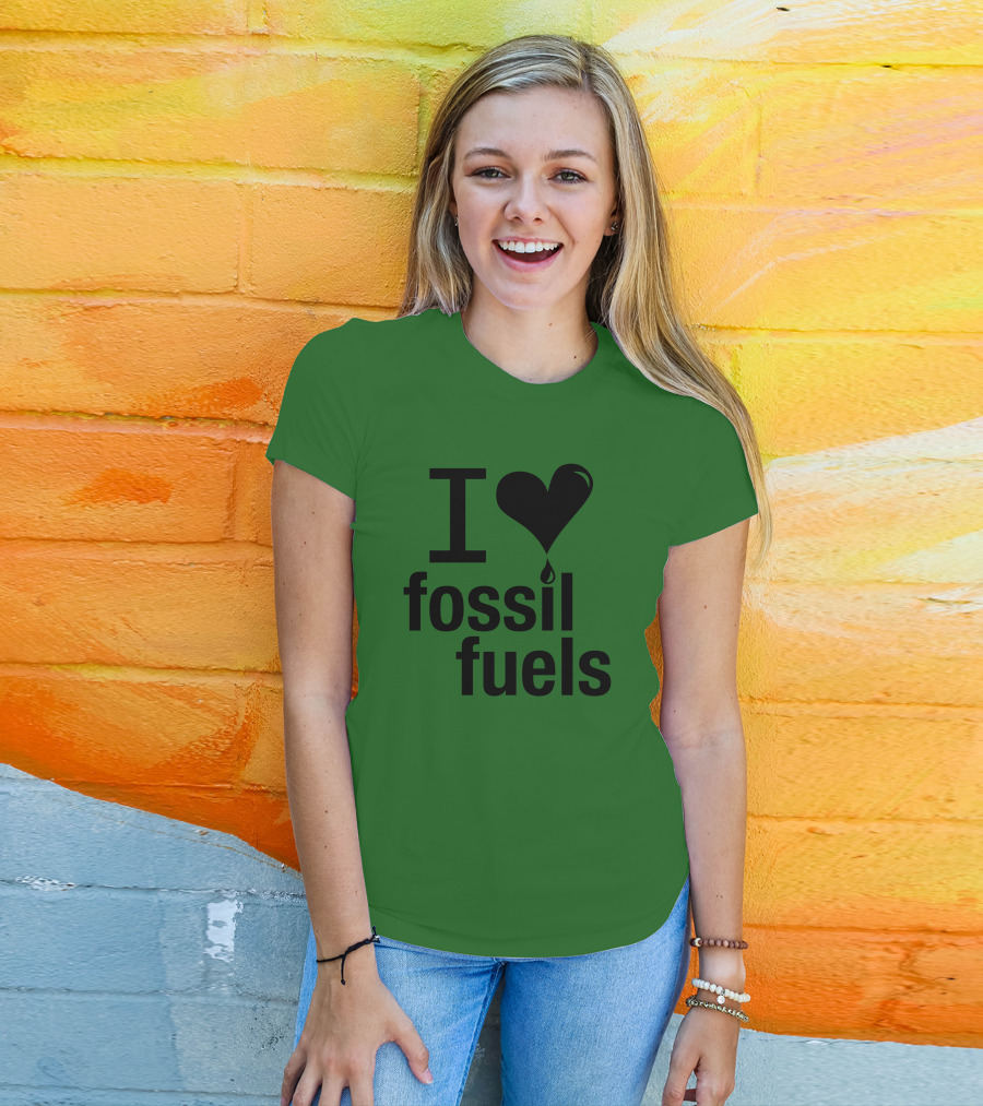 Alex Epstein UFC272 I Love Fossil Fuels Iconic Heart T-Shirt