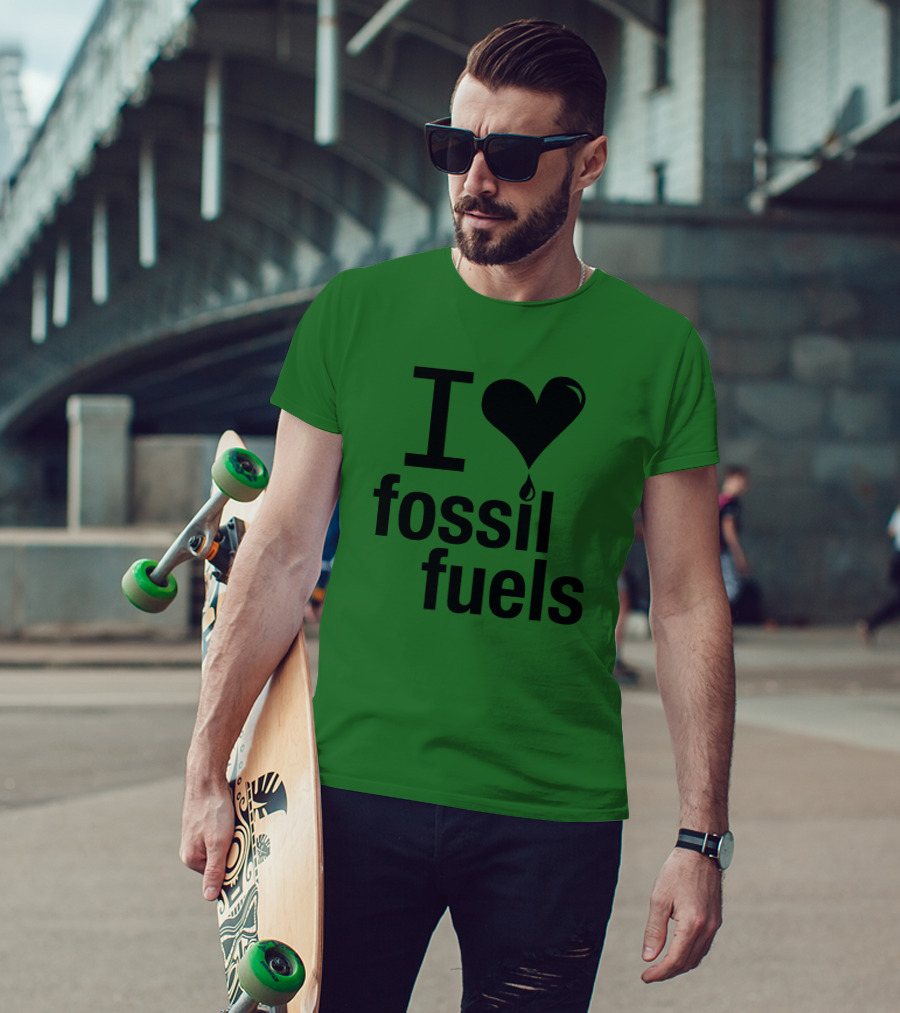Alex Epstein UFC272 I Love Fossil Fuels Iconic Heart T-Shirt