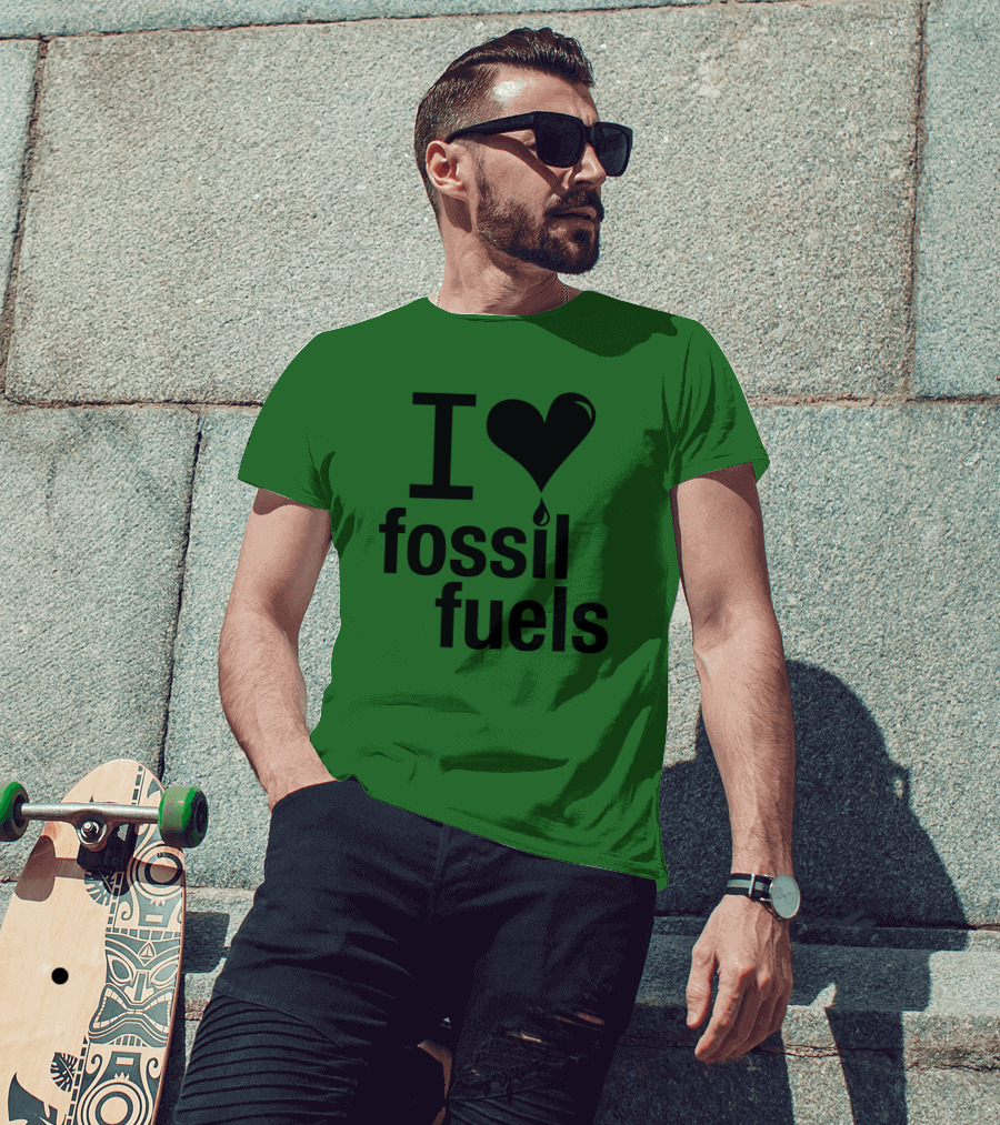 Alex Epstein UFC272 I Love Fossil Fuels Iconic Heart T-Shirt