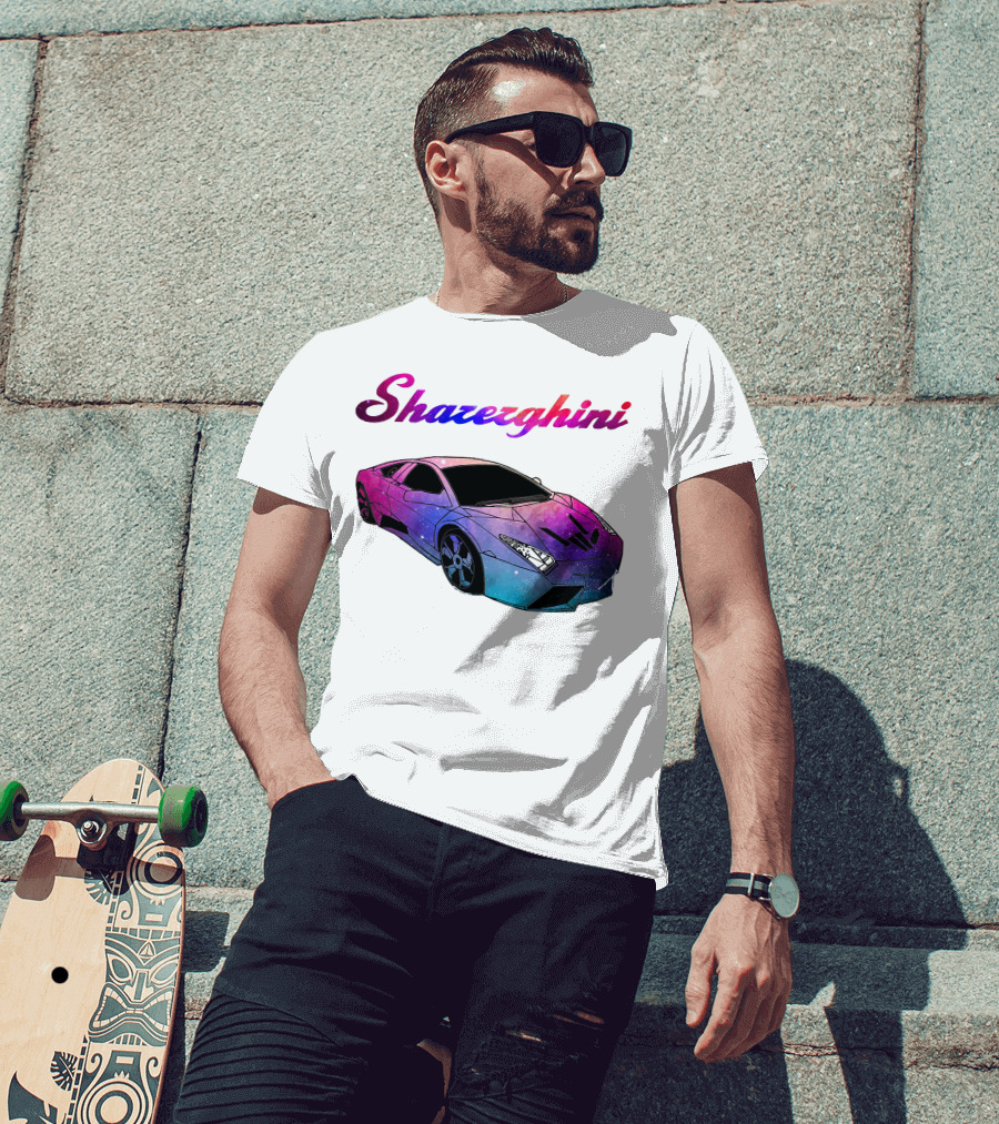 Discover Cool Kids Shazerghini Galaxy Car T-Shirt