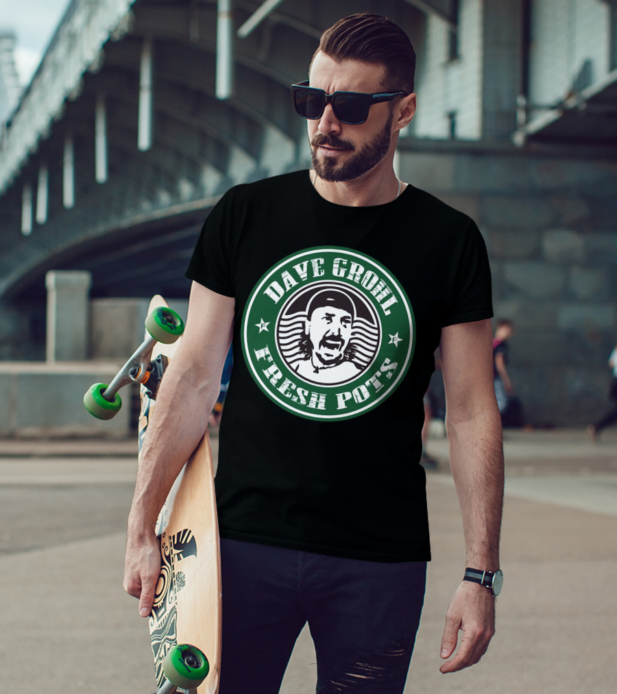 Dave Grohl Fresh Pots Coffee T-Shirt