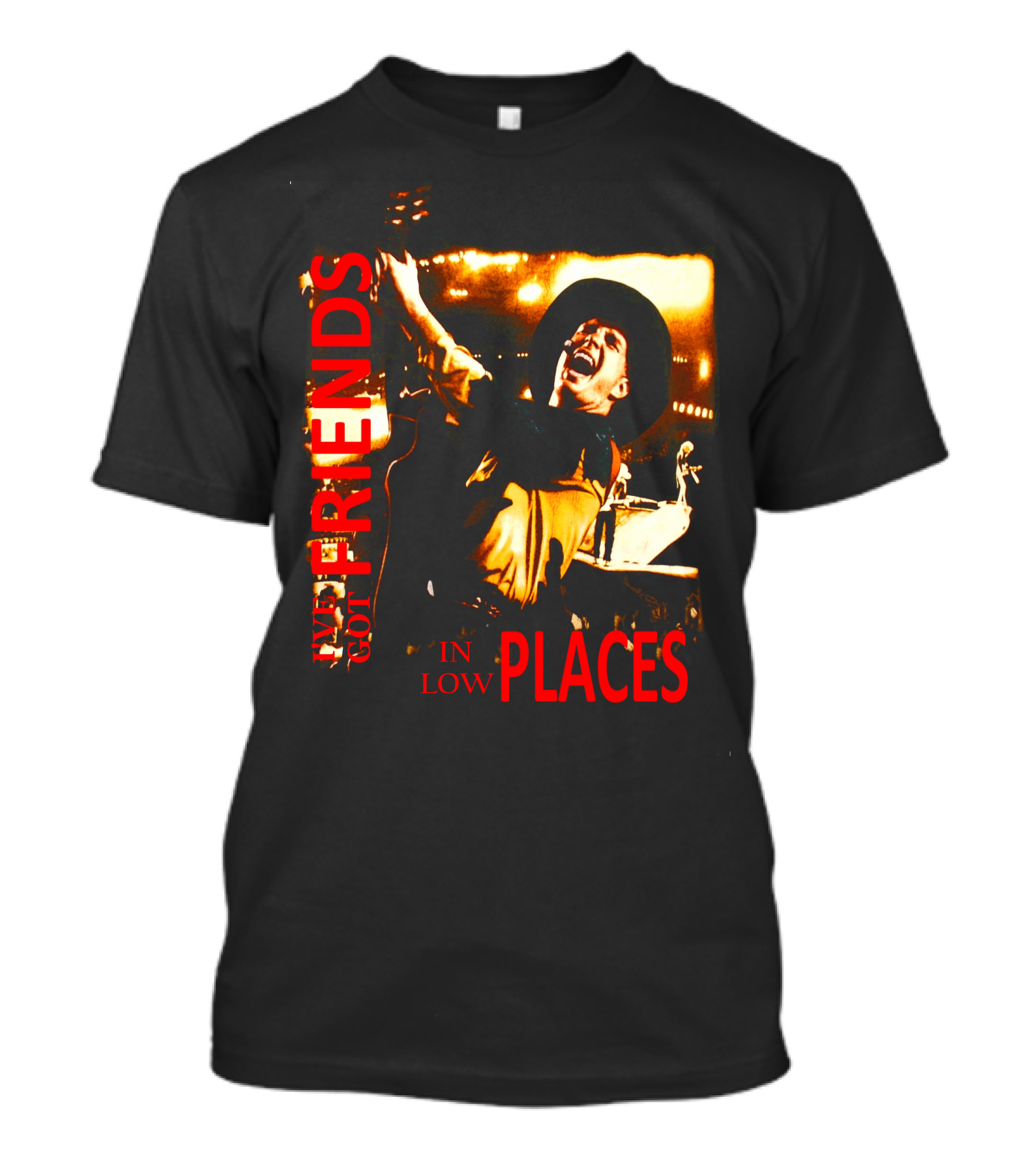 1996 Garth Brooks I've Got Friends In Low Places T-Shirt