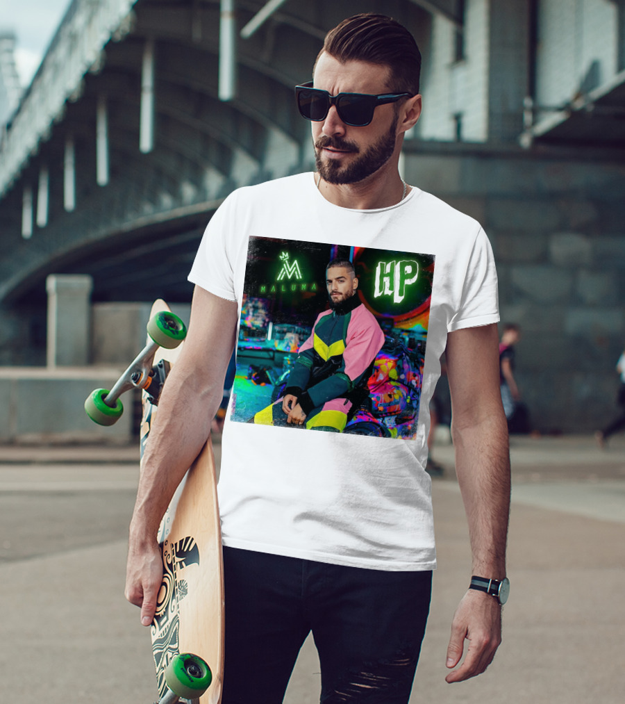 HP Maluma Neon Style Bright Colors T-Shirt