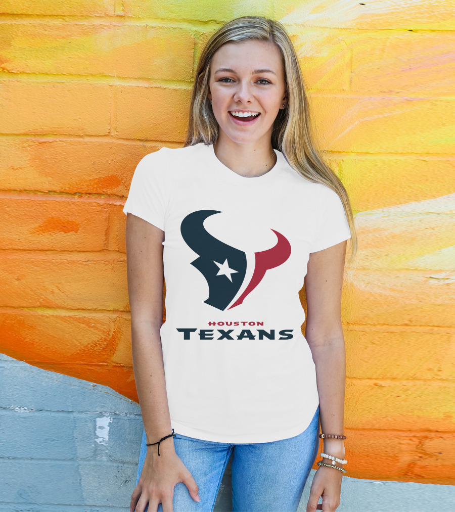 Houston Texans Team Logo For Football Fans T-Shirt