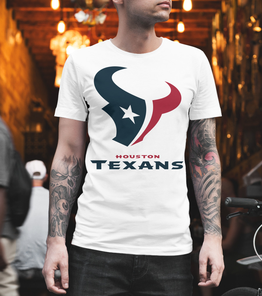 Houston Texans Team Logo For Football Fans T-Shirt