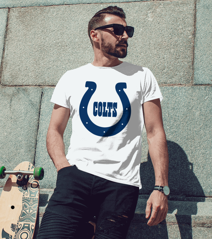 Indianapolis Colts Colts Horseshoe Logo Football Team T-Shirt