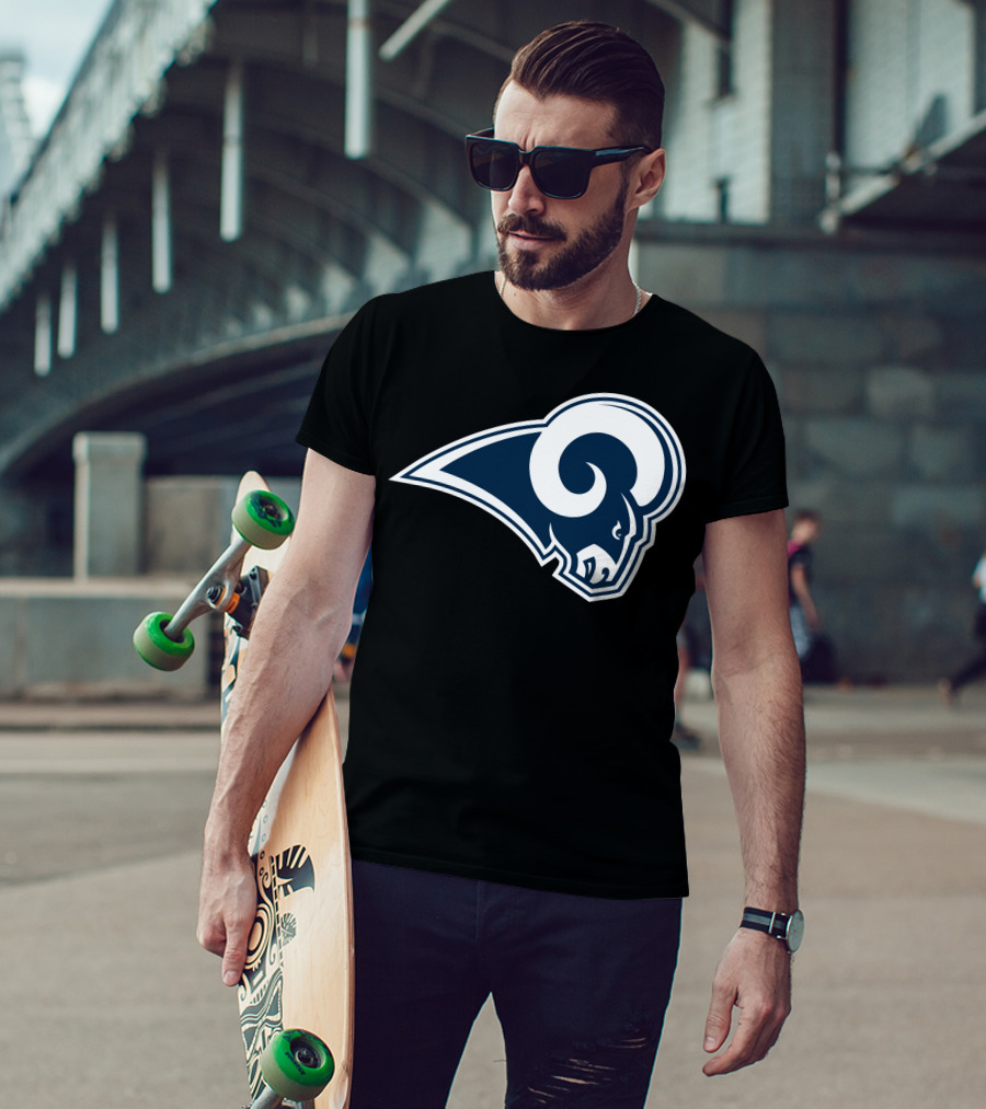 Los Angeles Rams Football Team Logo Sports T-Shirt