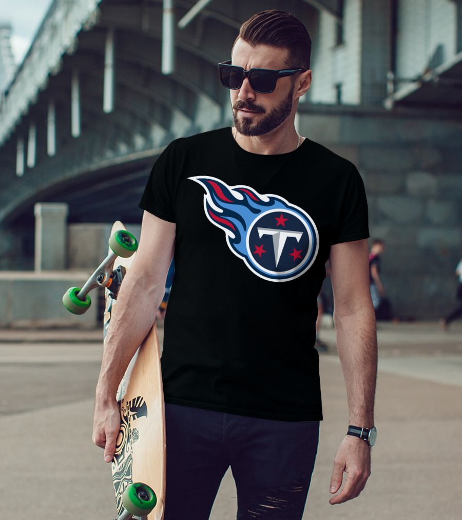 Tennessee Titans Football Team Symbol With Iconic T-Shirt