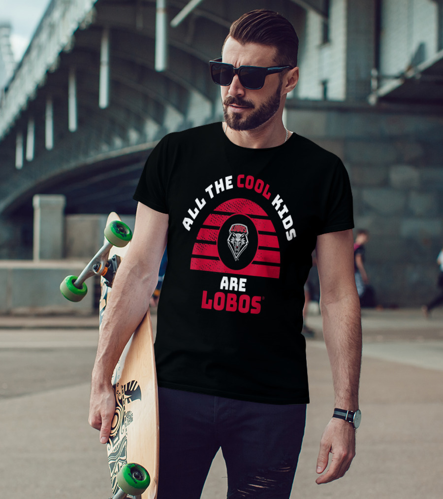 All The Cool Kids Are New Mexico Lobos Mascot T-Shirt
