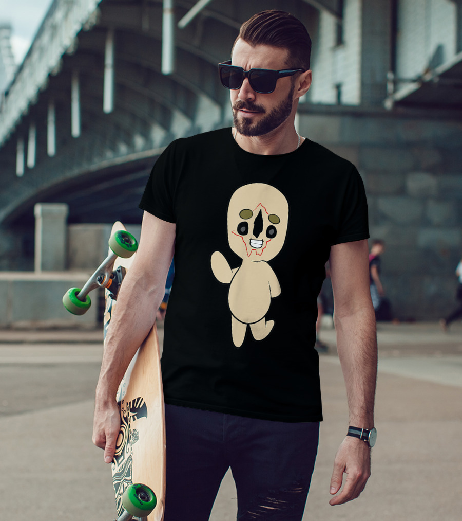 SCP 173 Secure Contain Protect Monster Peanut Cute Cartoon Character T-Shirt