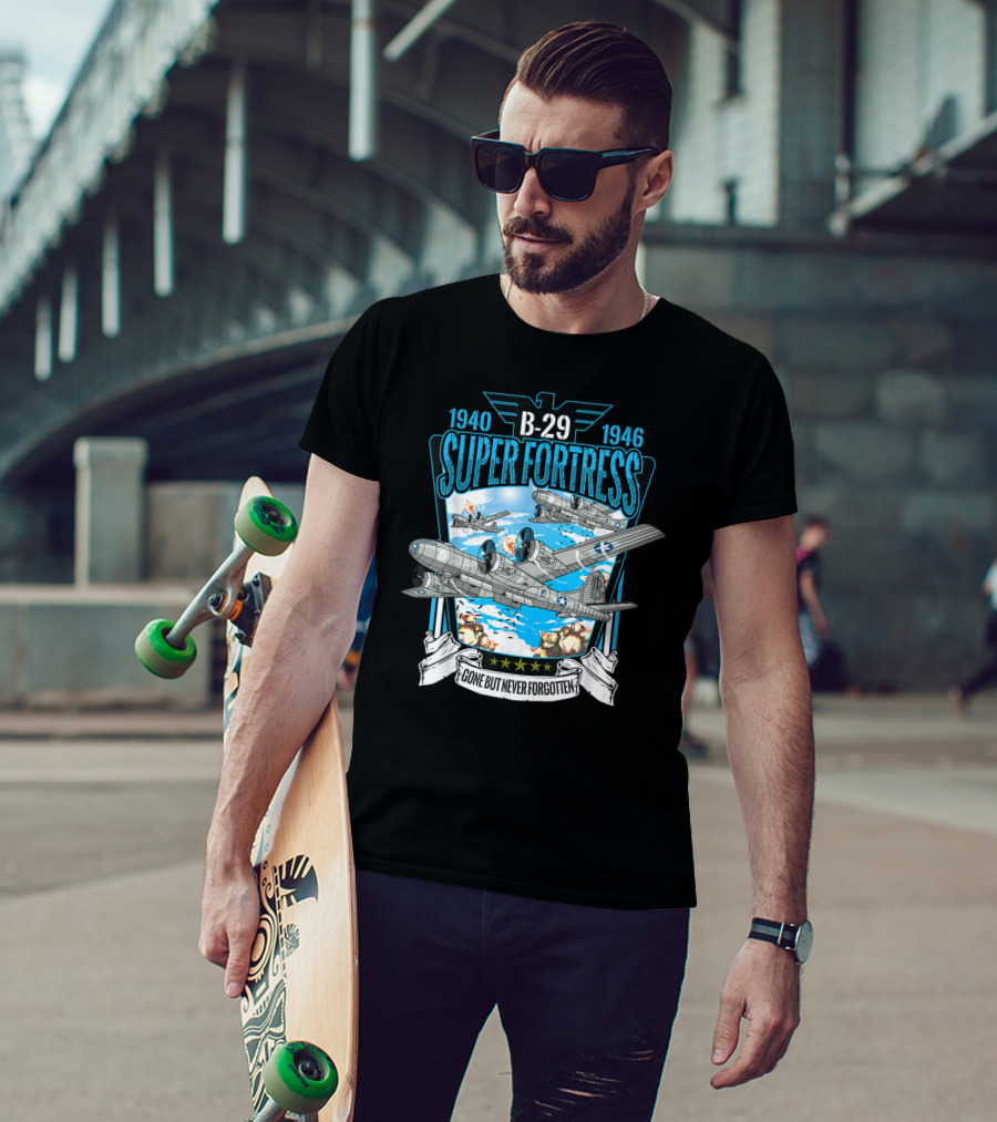 1940-1946 B-29 Superfortress Bomber Gone But Never Forgotten T-Shirt