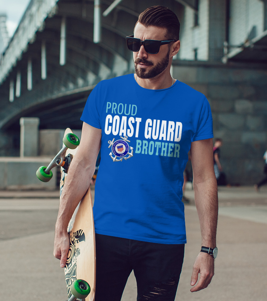 Proud Coast Guard Brother United States Coast Guard 1790 T-Shirt