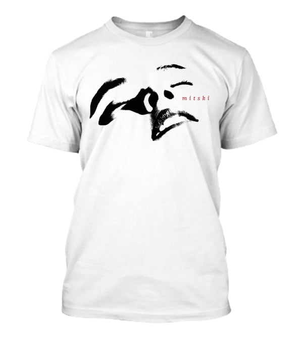 Mitski Abstract Face Brushstrokes T-Shirt