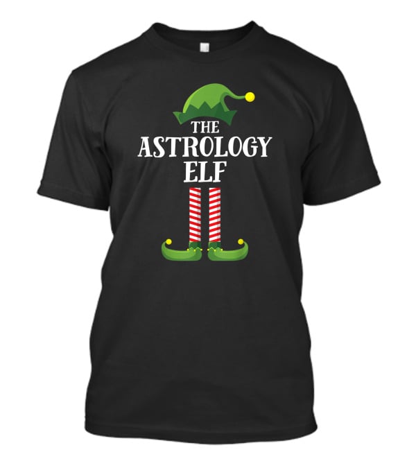 The Astrology Elf Matching Family Group Christmas Party T-Shirt
