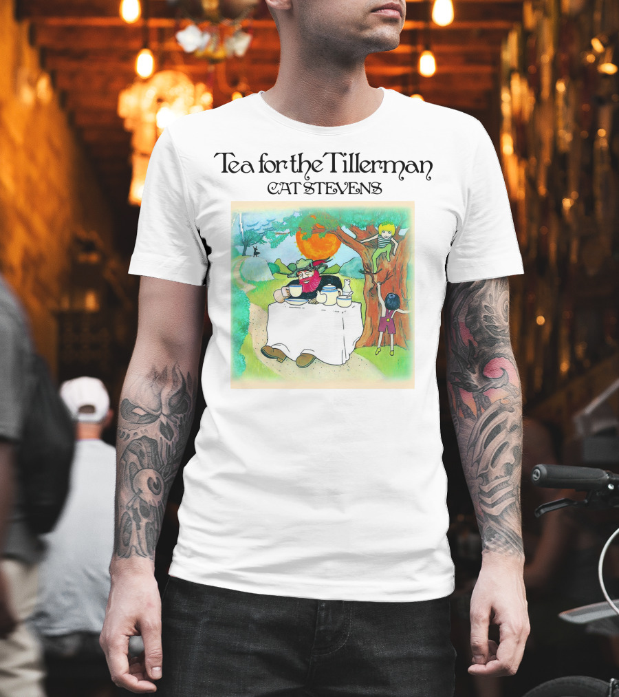 Tea for the Tillerman Cat Stevens Music Legend Men's White T-Shirt