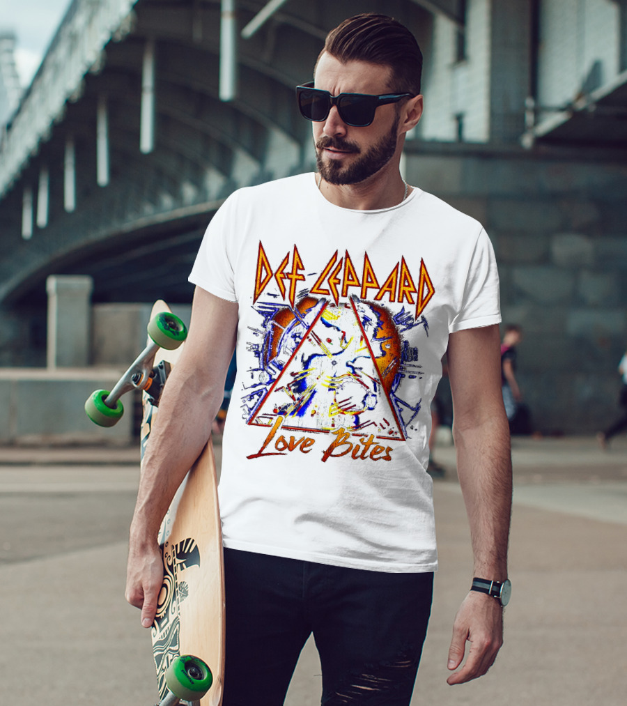 Def Leppard Love Bites Triangle T-Shirt