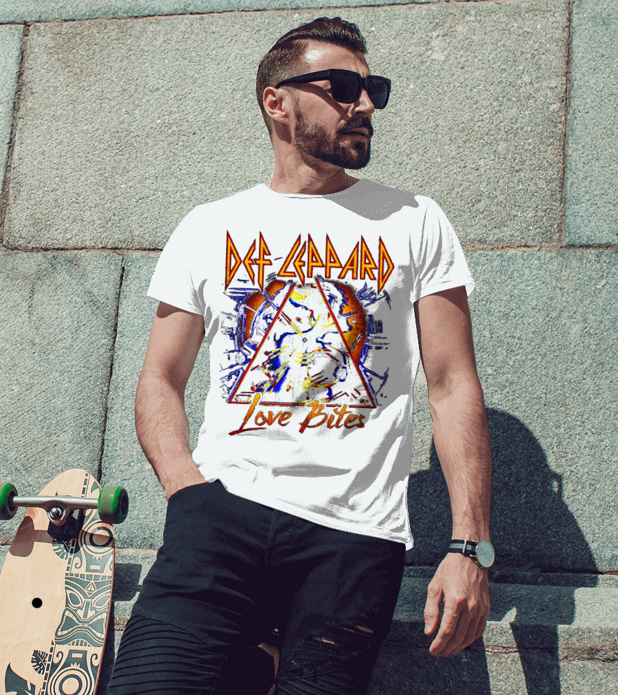 Def Leppard Love Bites Triangle T-Shirt