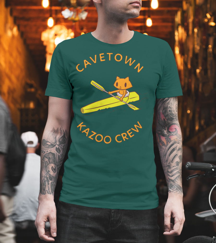 Cavetown Kazoo Crew Cat In Canoe T-Shirt