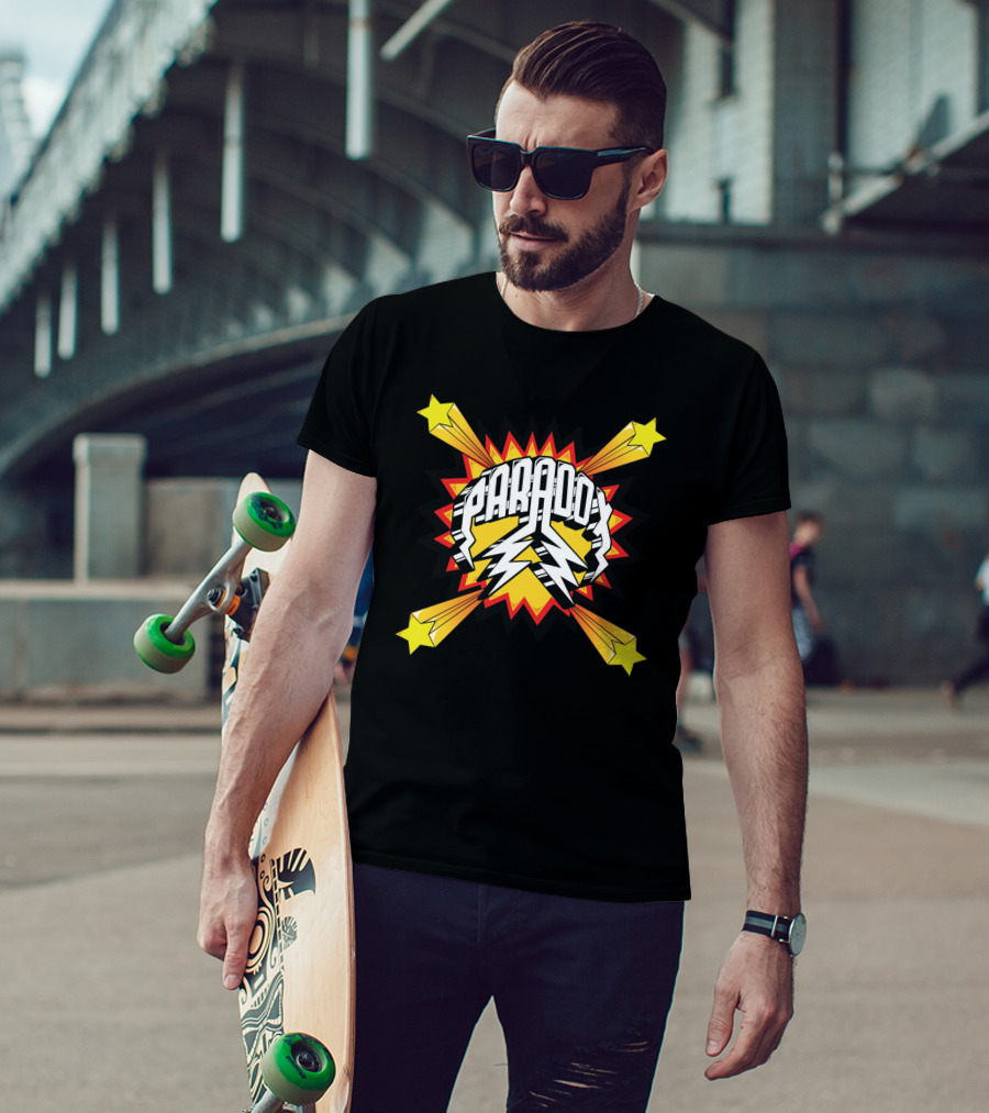 Paradox Starburst Lightning Comic Style Explosion T-Shirt