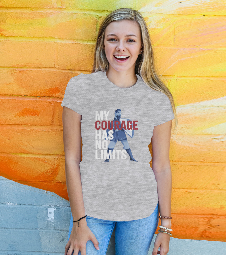Frozen 2 Matthias My Courage Has No Limits Bold Blue Character T-Shirt
