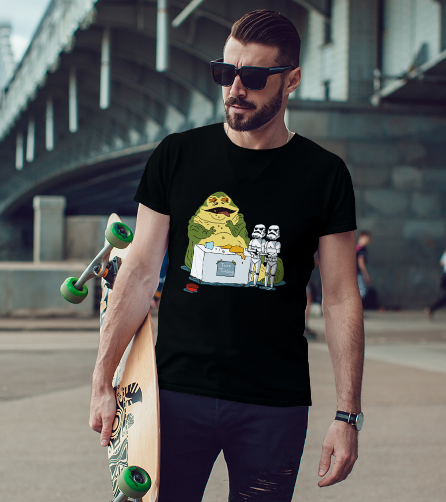 Jabba The Hutt Taco Tuesday Bring Me The Hot Sauce Stormtroopers T-Shirt