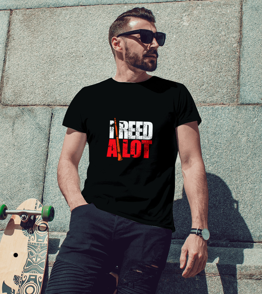 I Reed A Lot Funny Bassoon Musician Humor T-Shirt