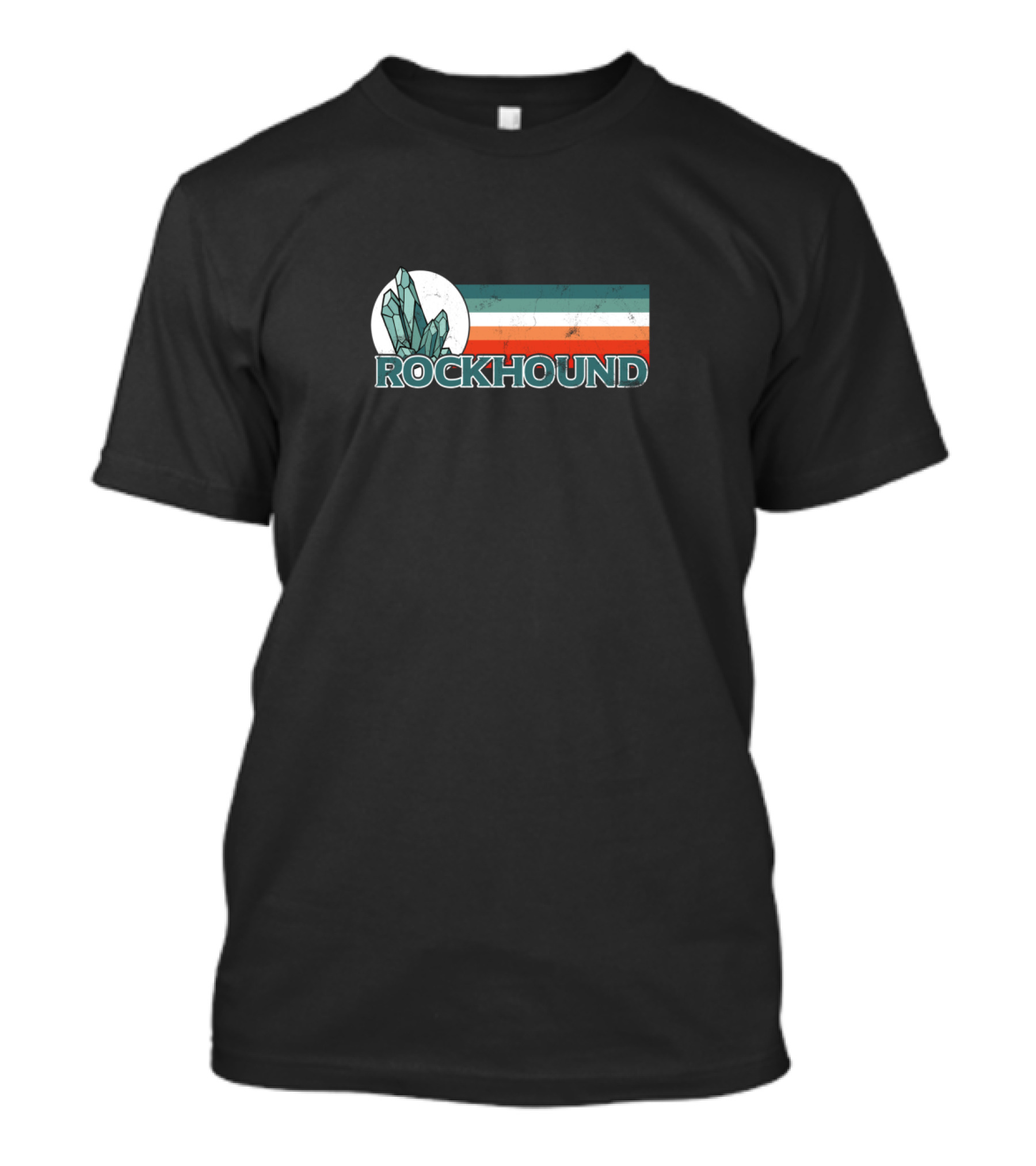 Rockhound Crystal Hunting Vintage Geology Rock Collector T-Shirt