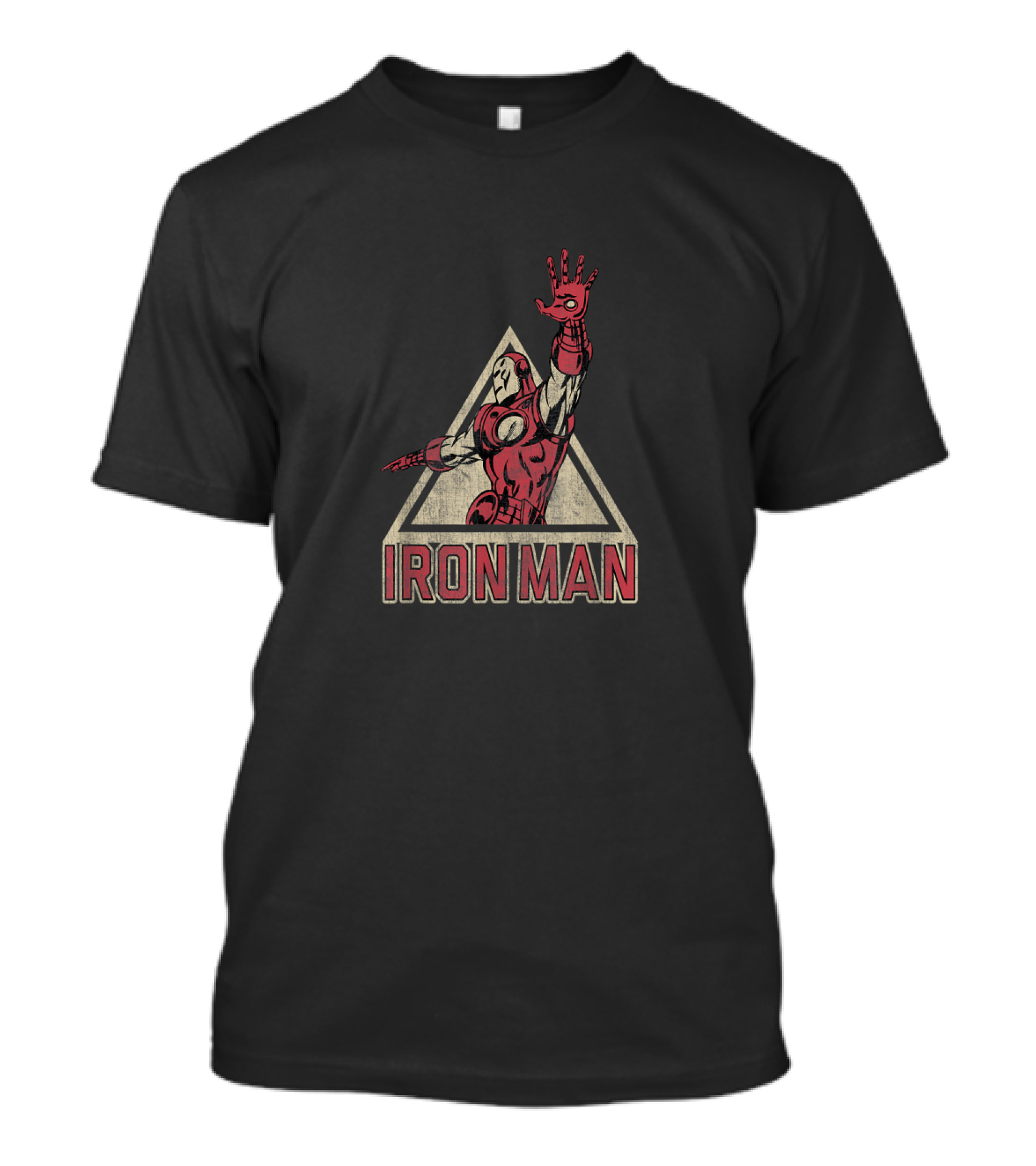 Iron Man Retro Triangle Power Pose T-Shirt