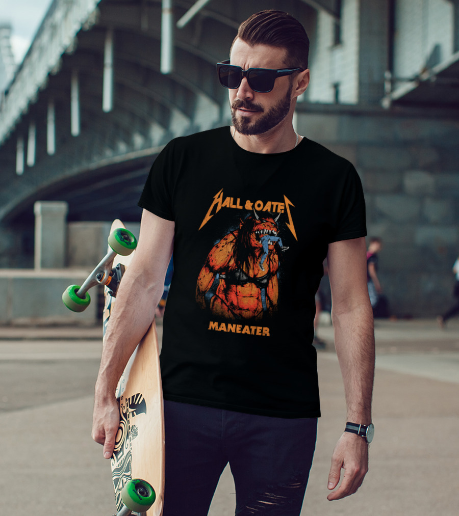 Hall And Oates Maneater Metal Beast T-Shirt