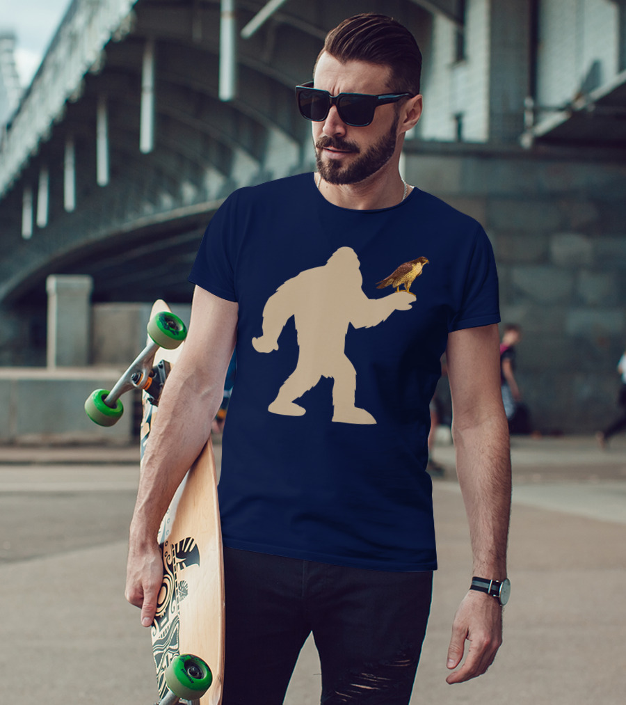 Peregrine Falcon Bigfoot Bird Falcon Animal T-Shirt