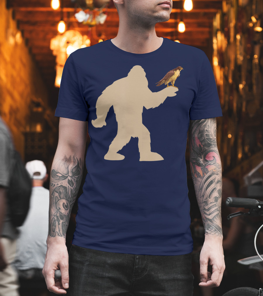 Peregrine Falcon Bigfoot Bird Falcon Animal T-Shirt