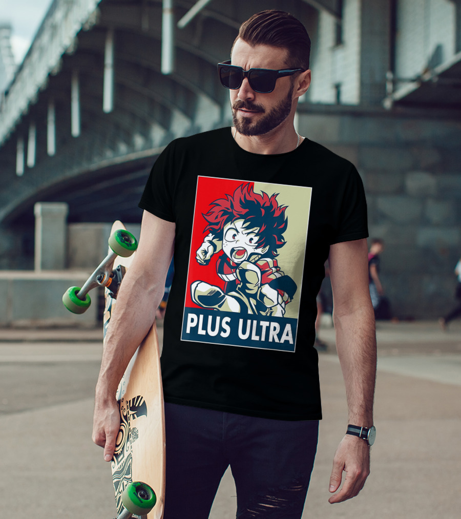 Plus Ultra My Hero Academia Manga Anime Hero T-Shirt