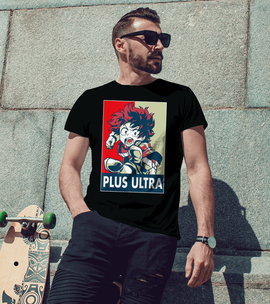 Plus Ultra My Hero Academia Manga Anime Hero T-Shirt