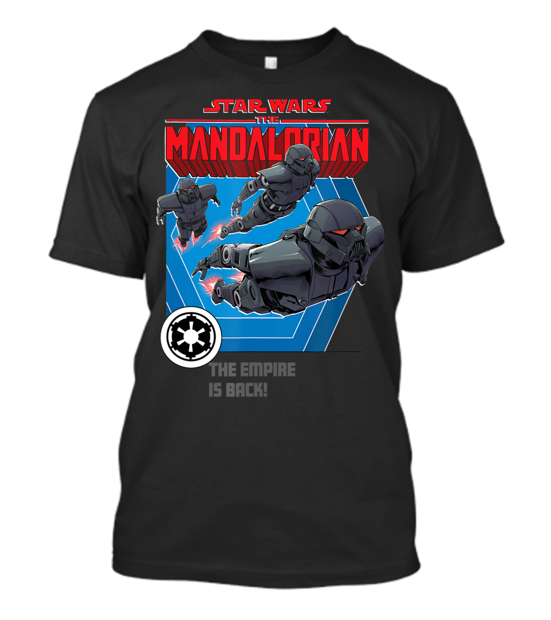 Star Wars The Mandalorian The Empire Is Back Bounty Hunter Stormtroopers T-Shirt