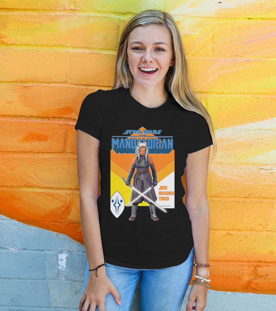 Star Wars The Mandalorian Jedi Ahsoka Tano Lightsaber T-Shirt