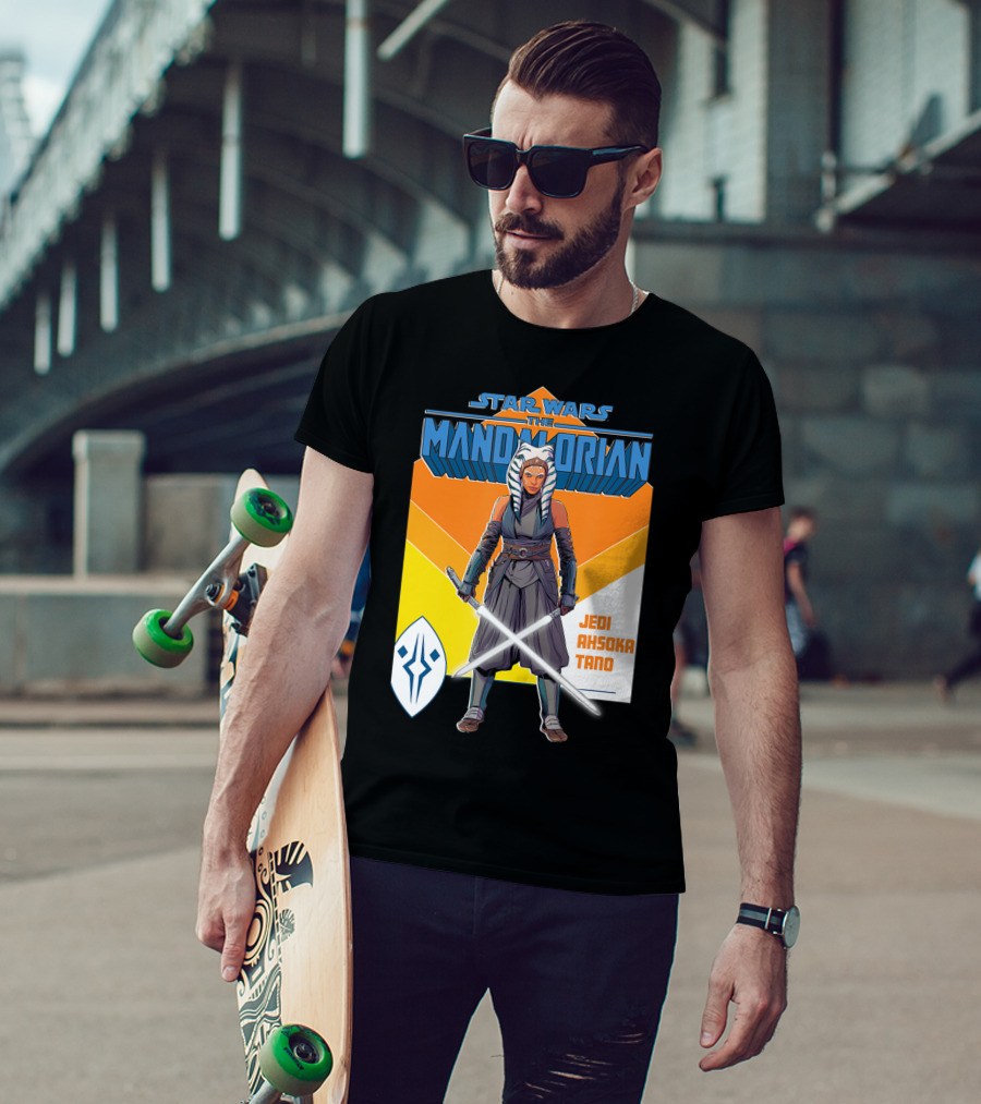Star Wars The Mandalorian Jedi Ahsoka Tano Lightsaber T-Shirt