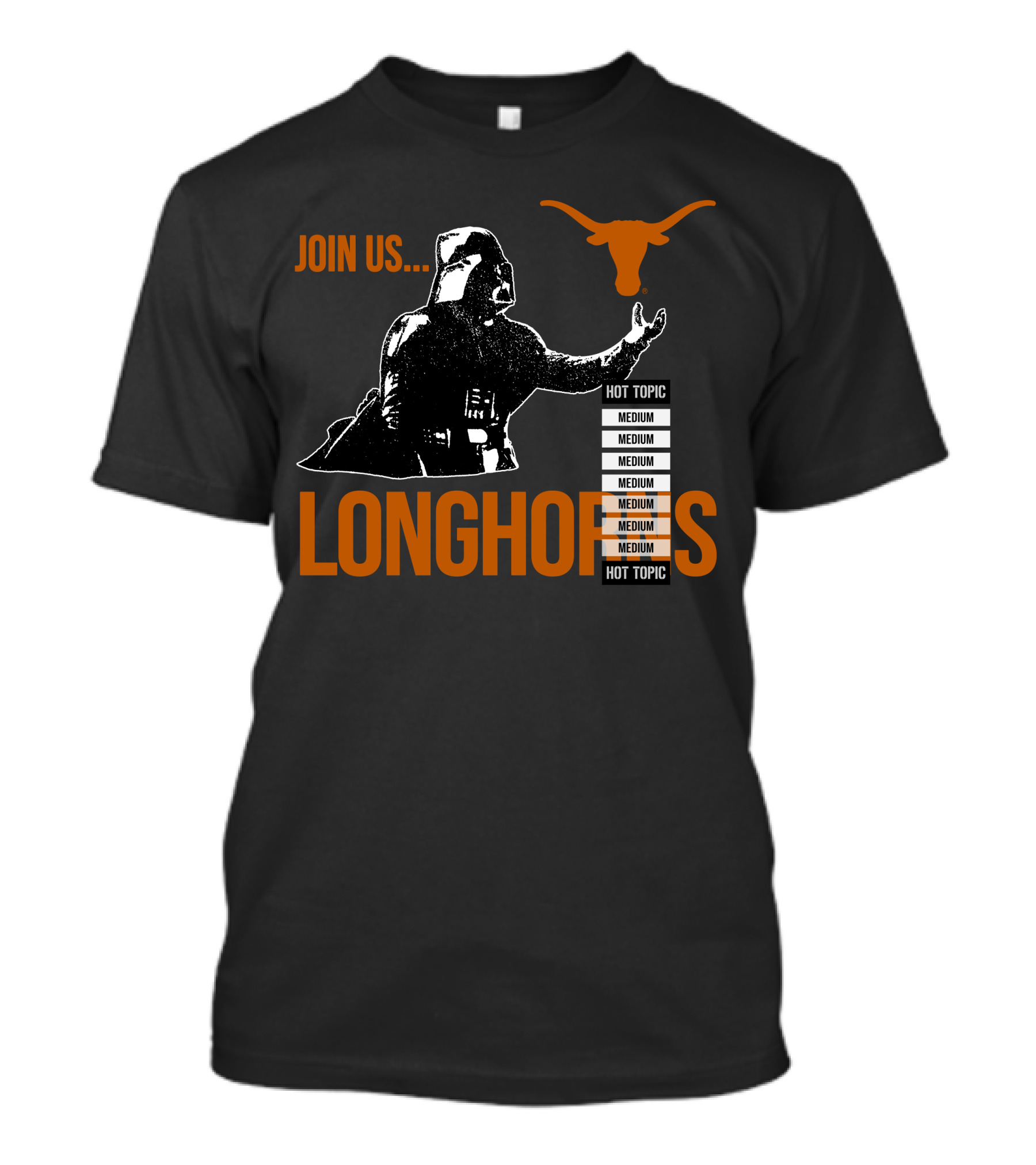 Join Us Darth Vader Longhorns Medium Hot Topic T-Shirt