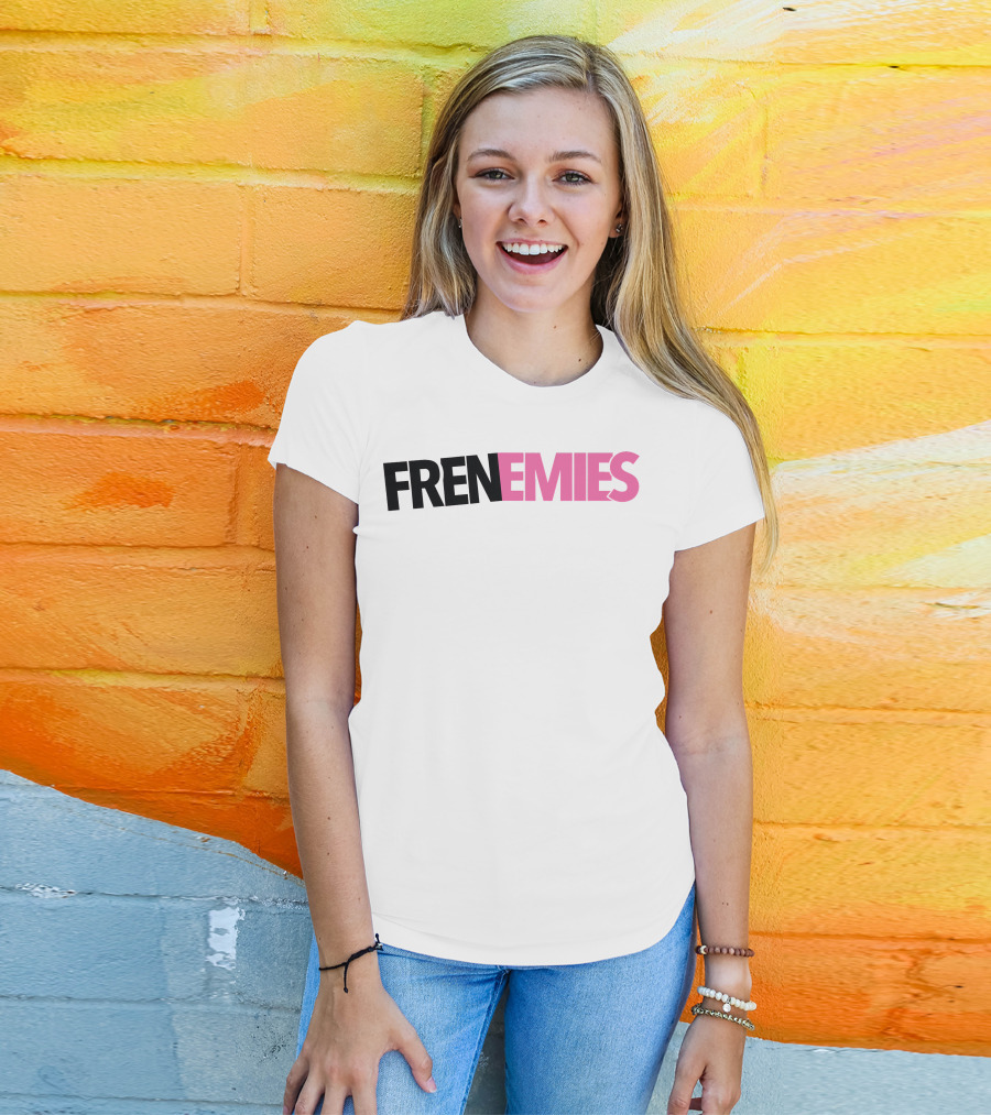 Frenemies Merchandise Logo Bold Pink T-Shirt