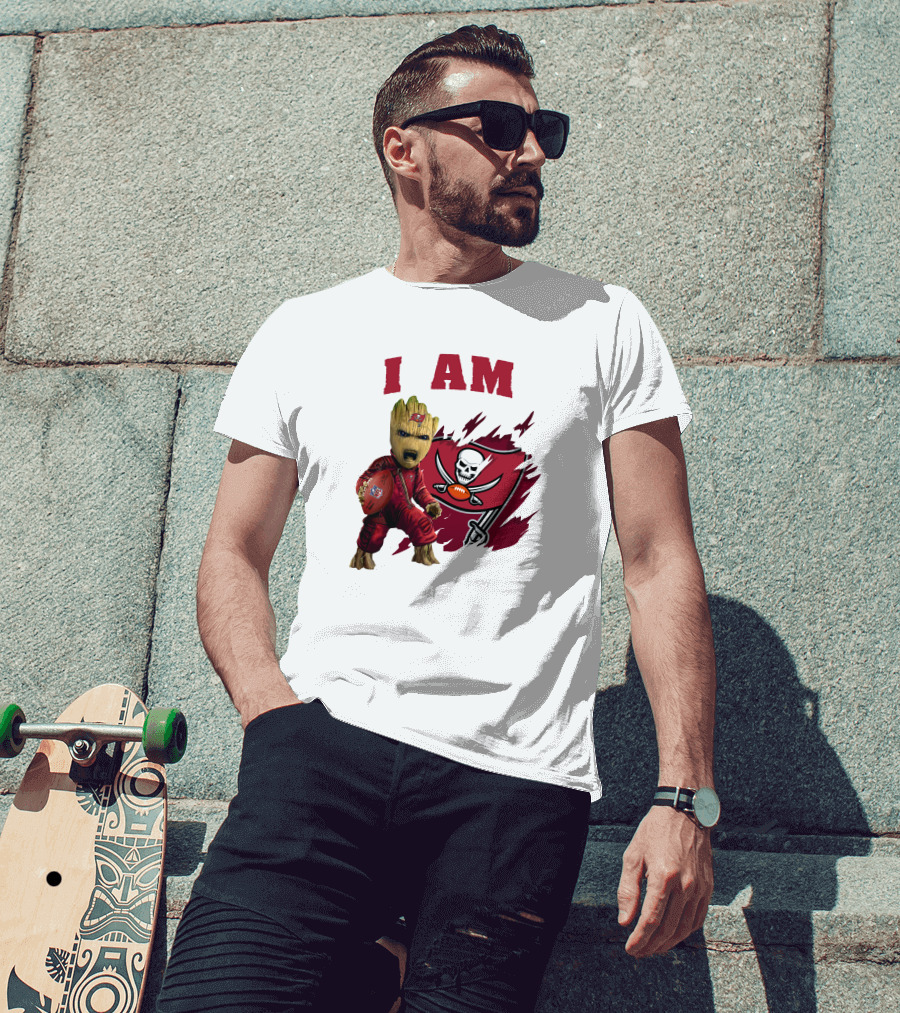 I Am Groot Buccaneers Football Fan T-Shirt
