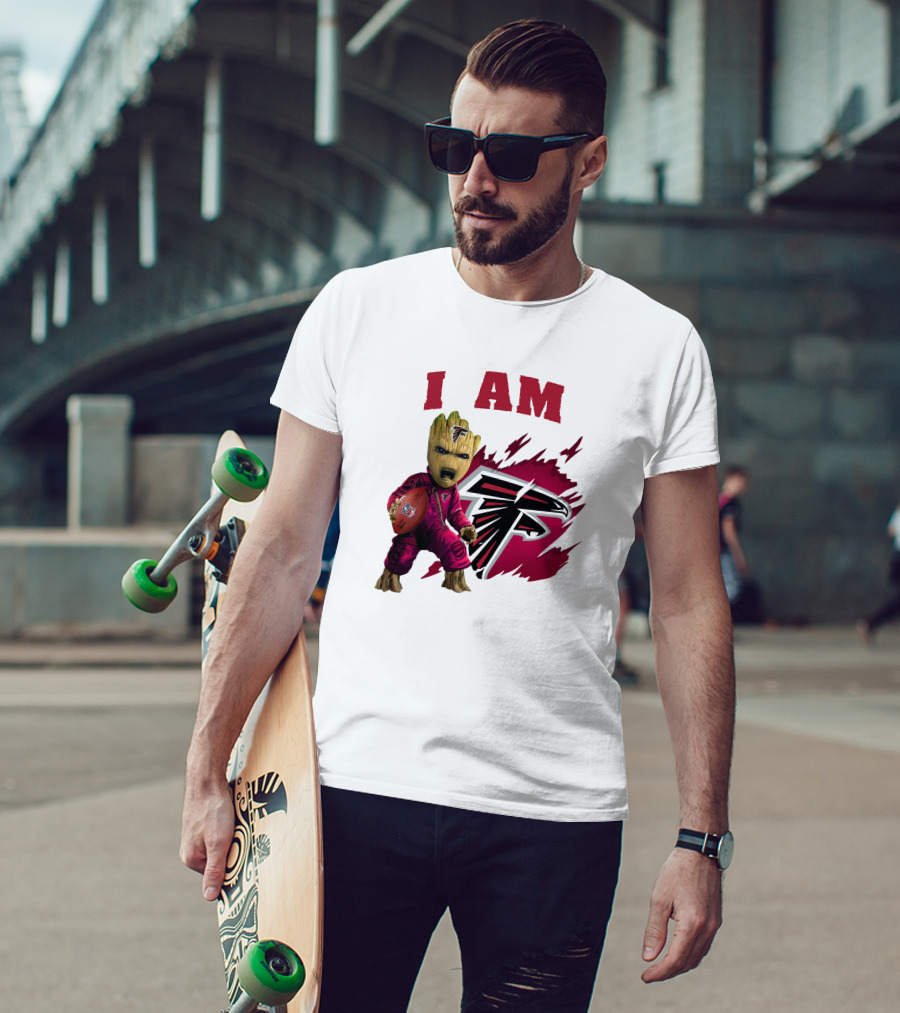 I Am Groot Atlanta Falcons Football Team Fan T-Shirt