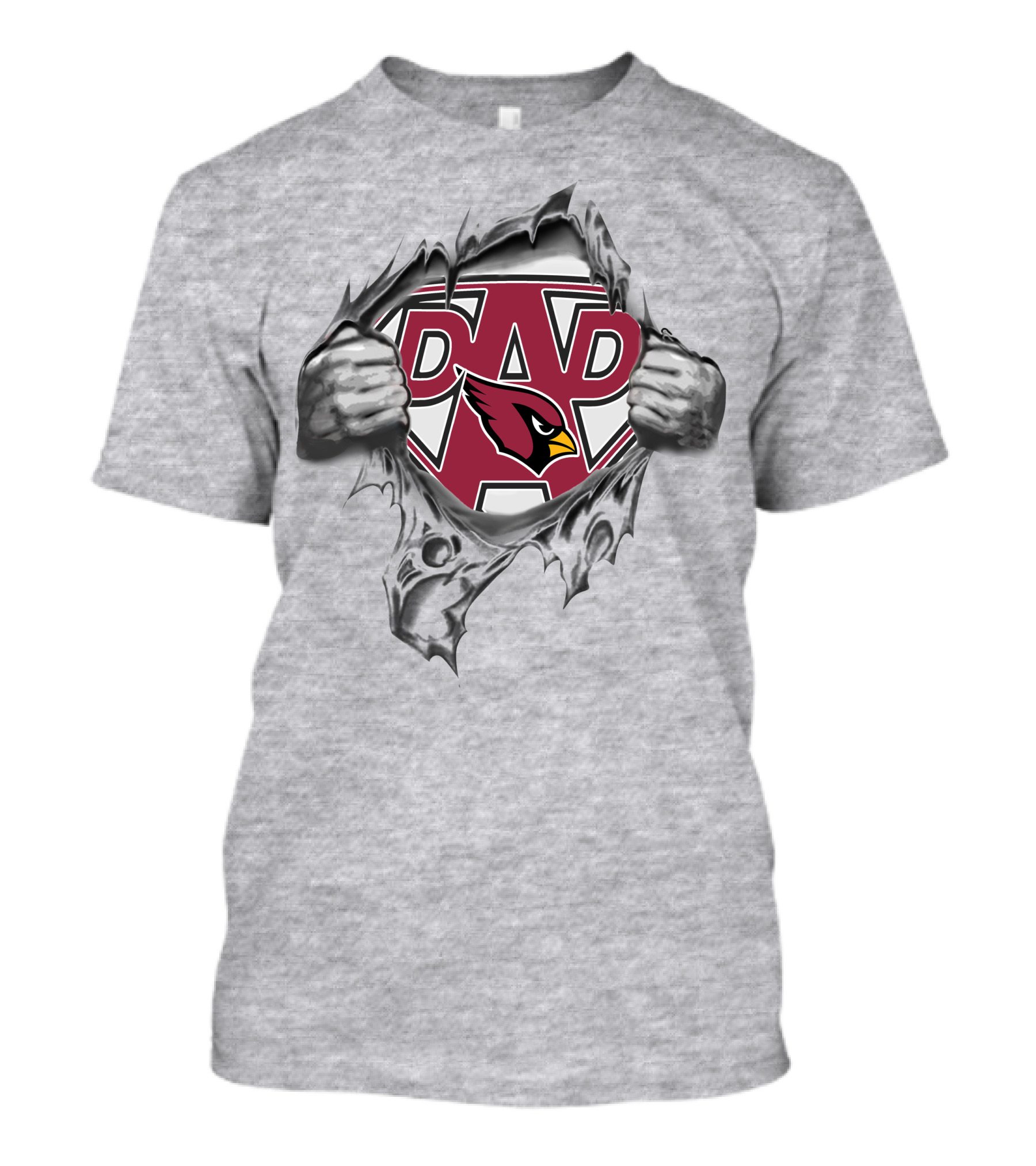 Super Dad Arizona Cardinals Fan T-Shirt