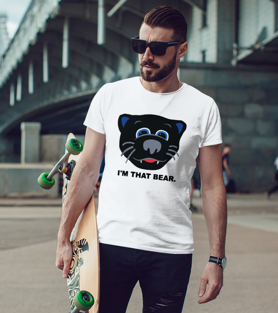 Carolina Panthers I'm That Bear Face T-Shirt