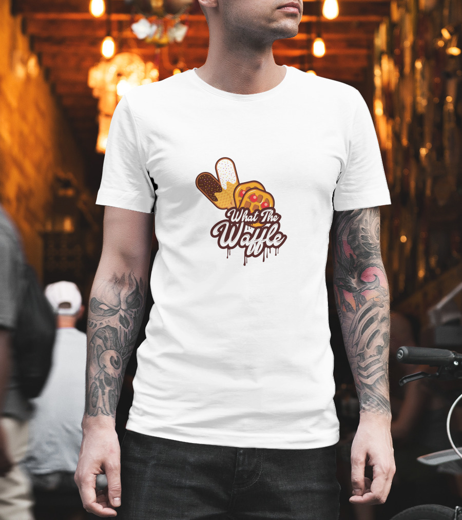 What The Waffle Dripping Syrup Popsicle T-Shirt