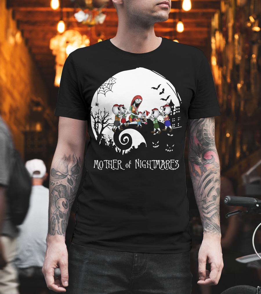 Mother of Nightmares Halloween Scene with Five Characters T-Shirt