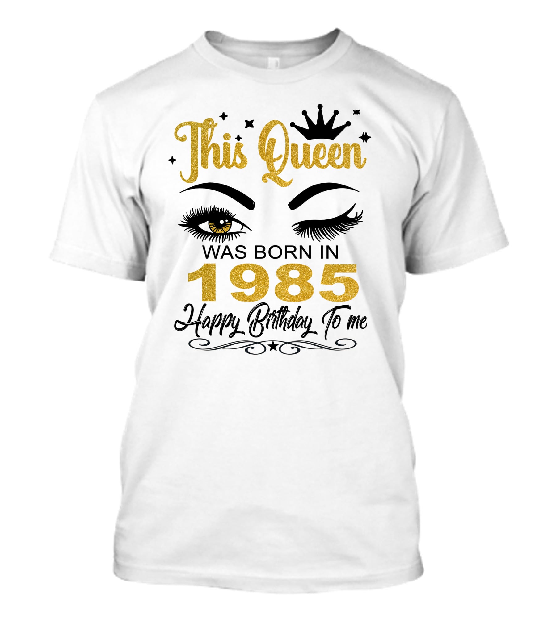 This Queen Was Born In 1985 Happy Birthday To Me T-Shirt