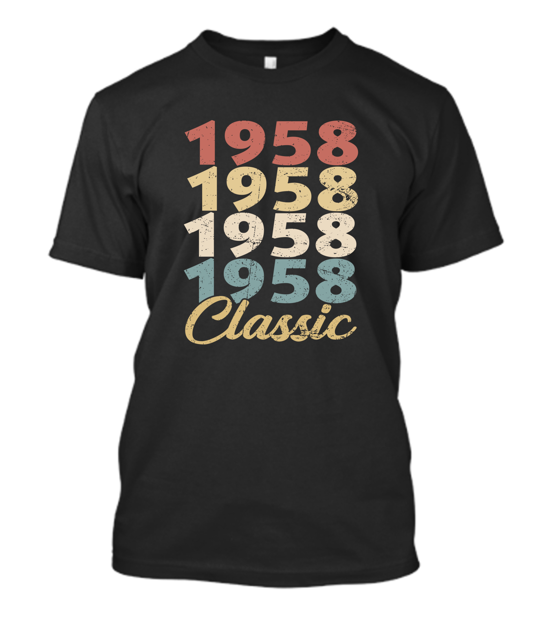 1958 Classic Retro Typography T-Shirt